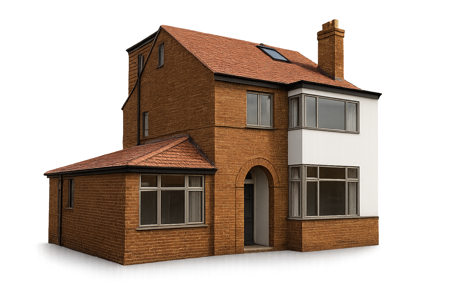 Front elevation render