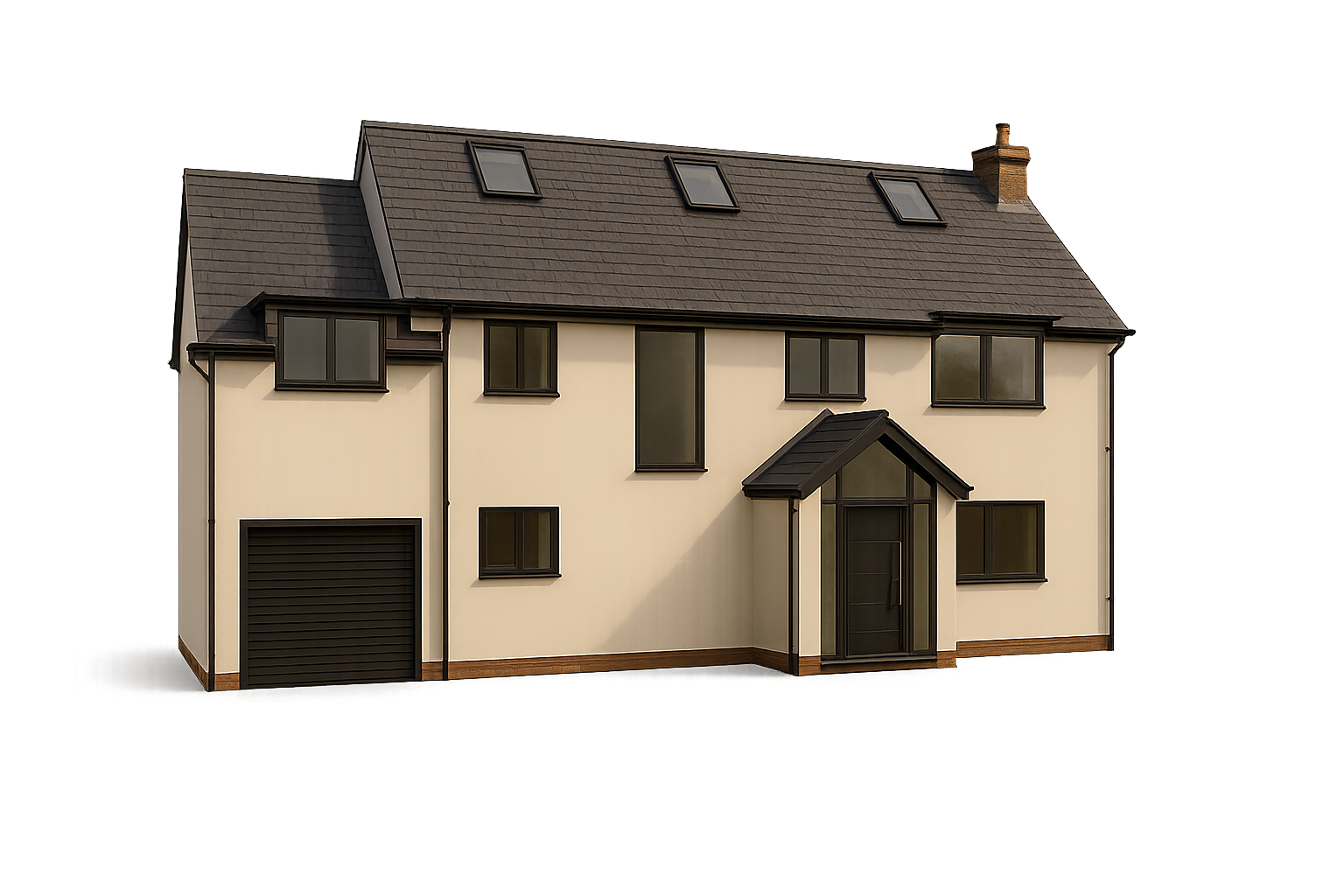 Front elevation render