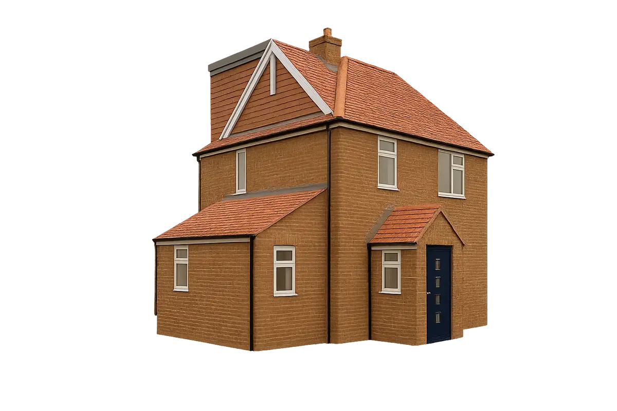 Single storey side extension and loft conversion