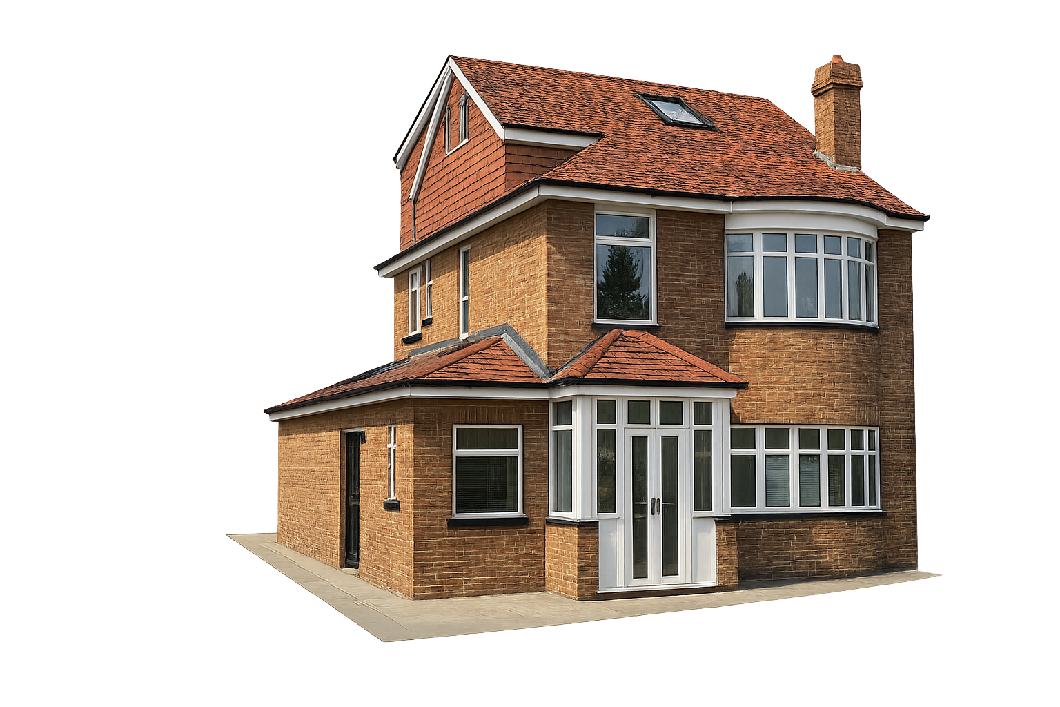 Front elevation render