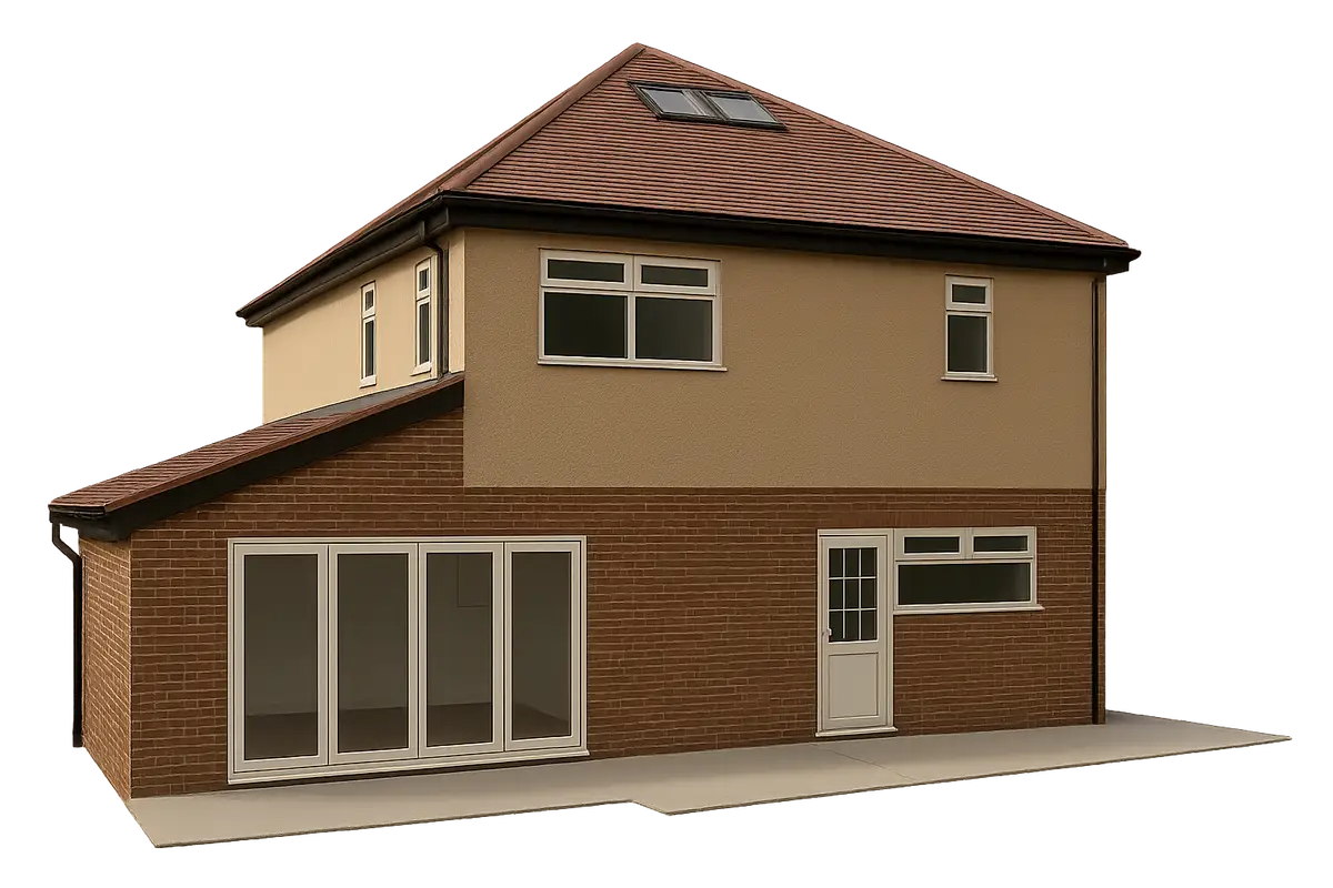 Large home conversion into 2 dwellings