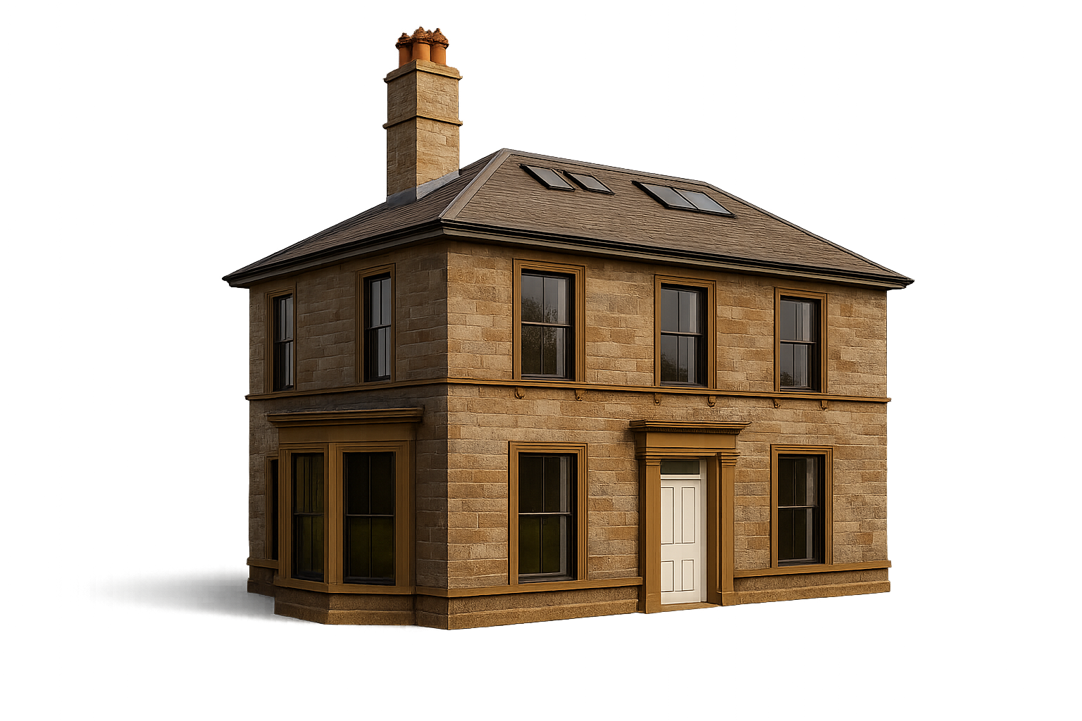 Front elevation render
