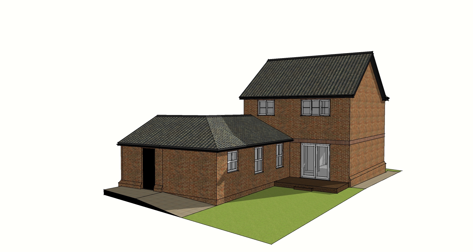 Grange Park Drive, Leeds, West Yorkshire - Single storey rear extension