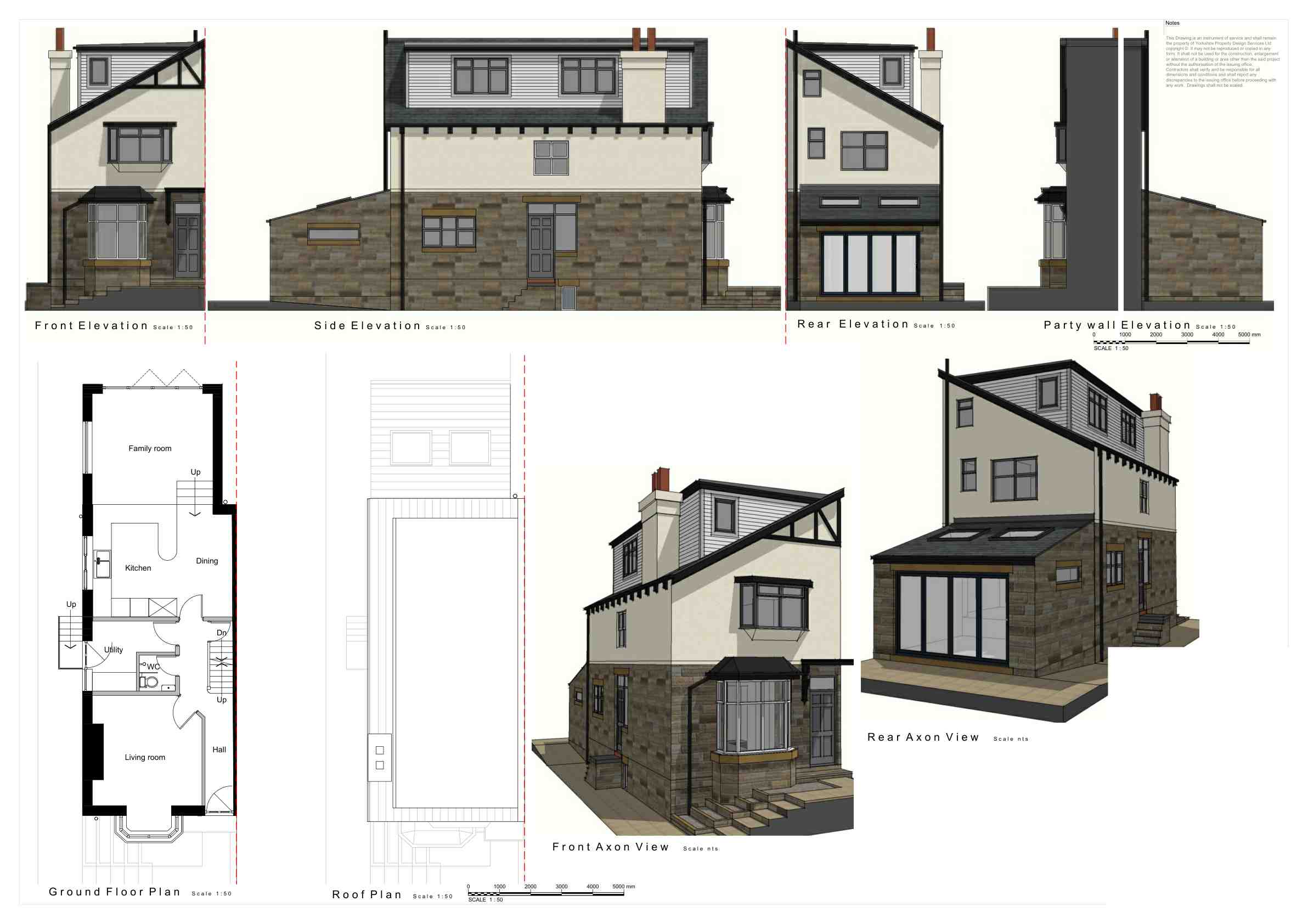 Victoria Gardens, Leeds, West Yorkshire - Single storey side extension