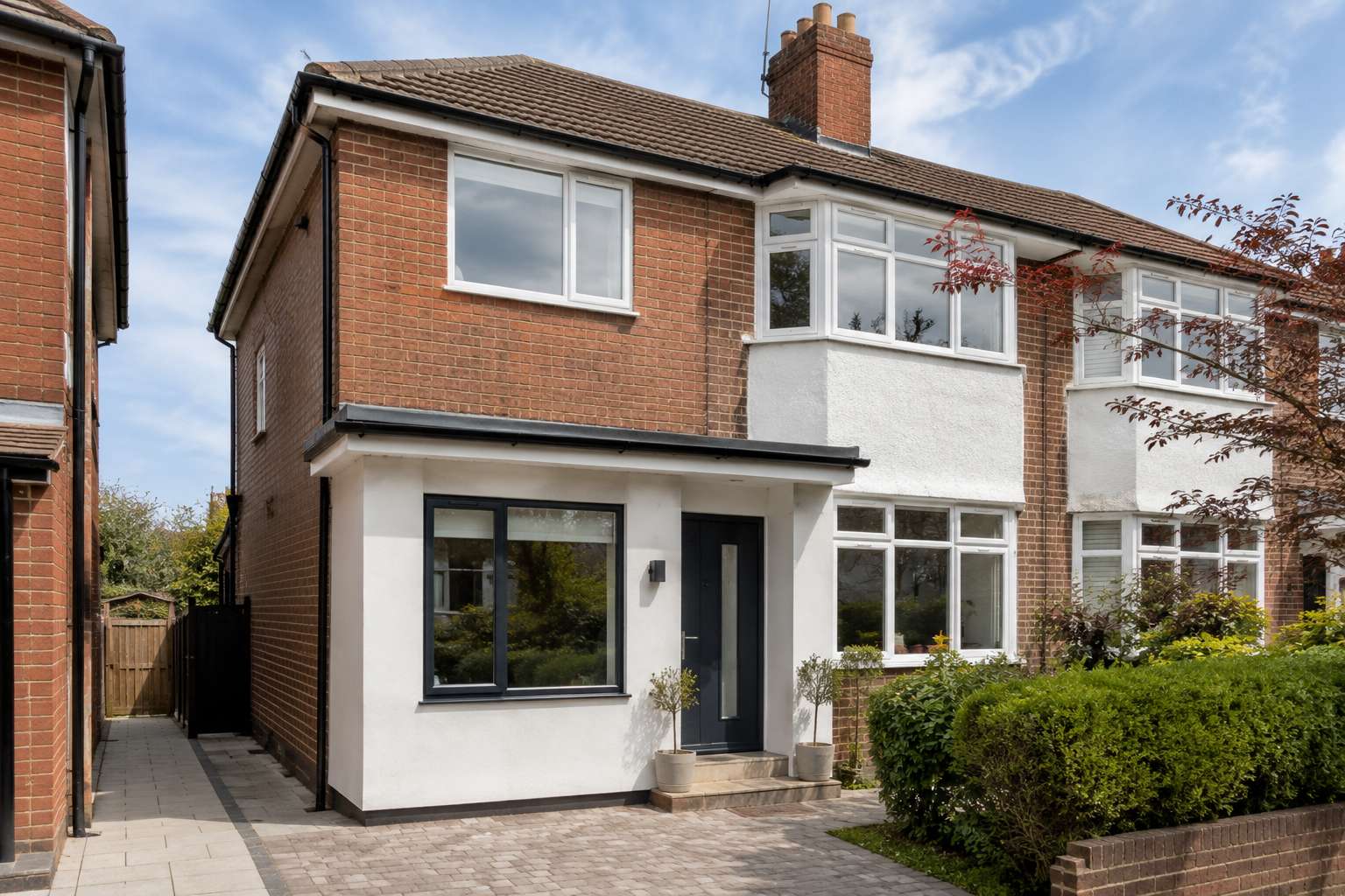 Integral garage conversion to home office, Leeds