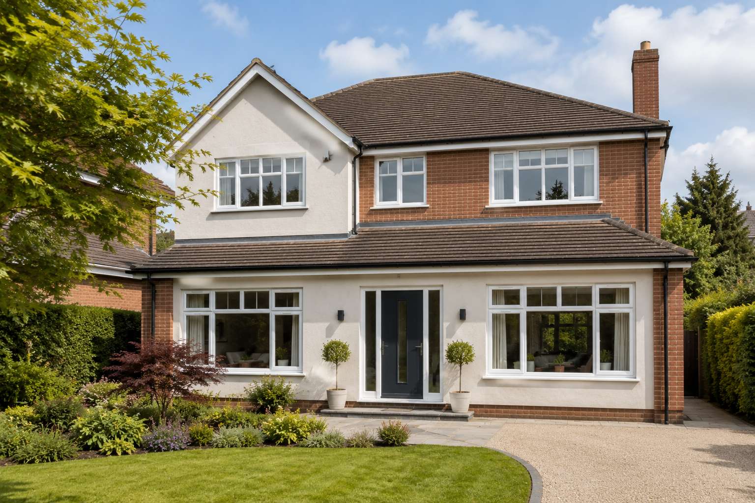 Double garage conversion to living space, Leeds