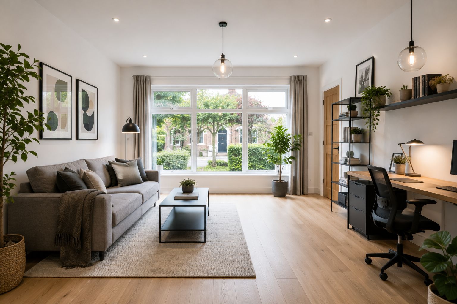 Completed garage conversion in Leeds by YPDS