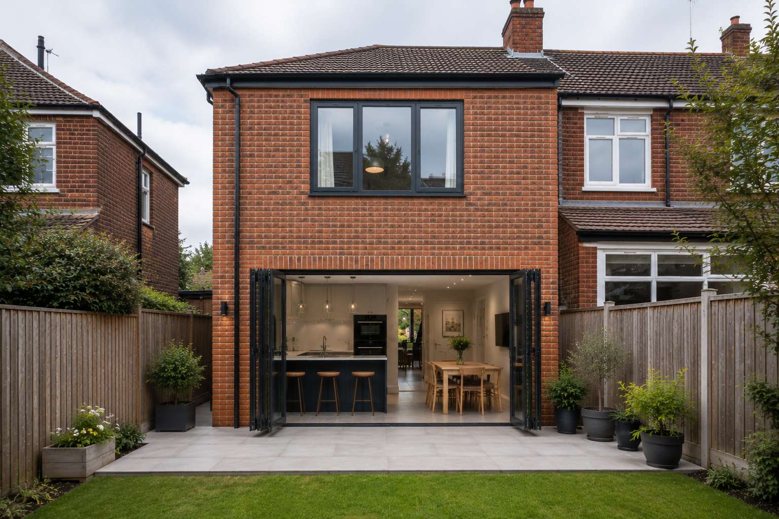 Larkfield Drive Rawdon double storey extension