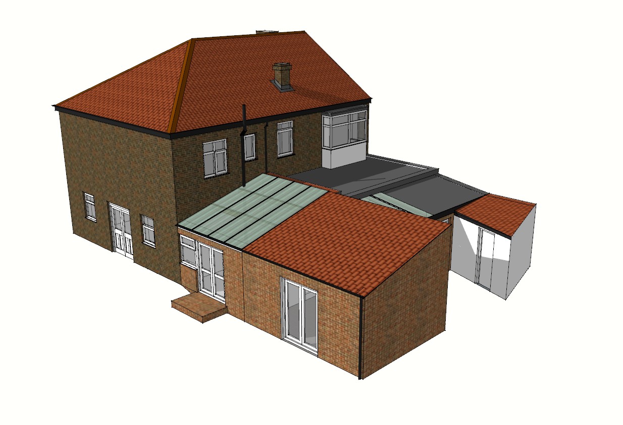 Roxholme Place, Leeds, West Yorkshire - Single storey side extension