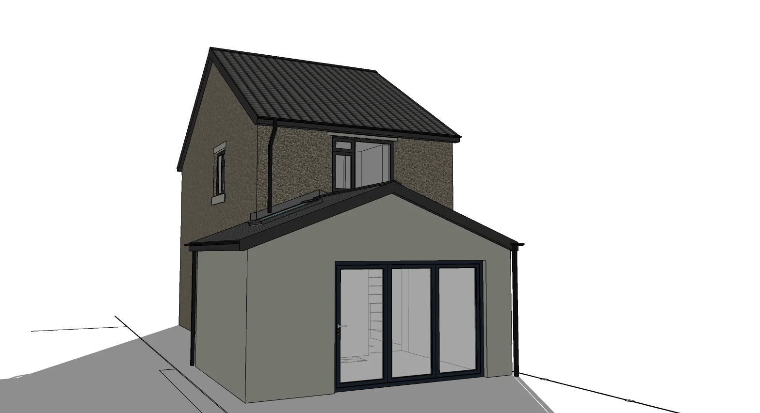 Victoria Gardens III, Leeds, West Yorkshire - Single storey rear extension