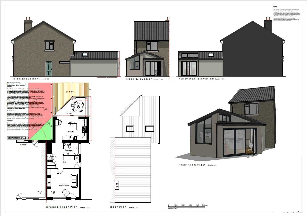 Victoria Gardens III, Leeds, West Yorkshire - Single storey rear extension