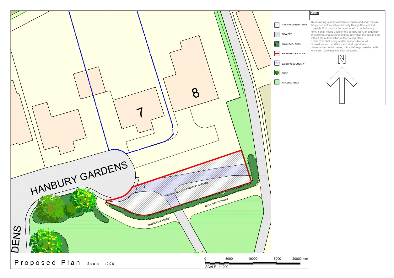 Hanbury Gardens, Leeds. West Yorkshire - External works