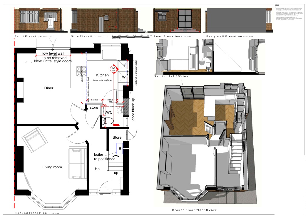 Hodgson Avenue, Leeds, West Yorkshire - Internal remodel