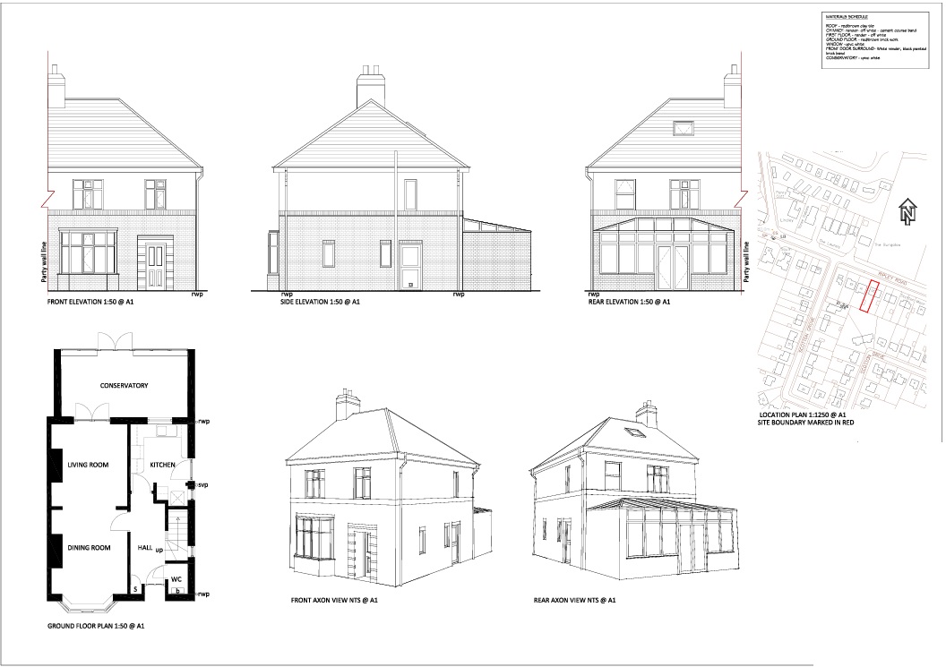 Ripley Road - Ground floor wrap-around extension
