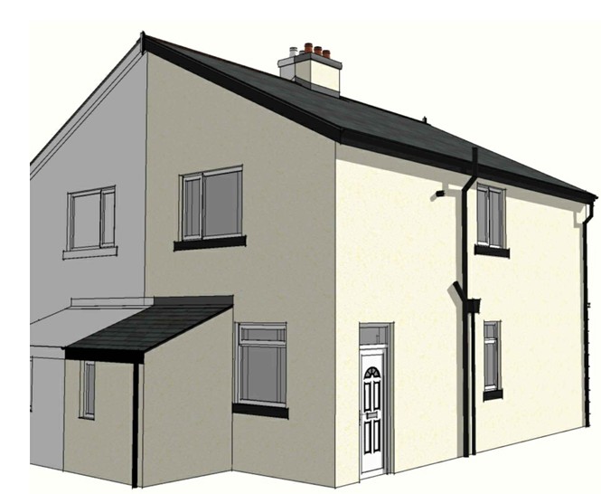 Victoria Gardens II, Leeds, West Yorkshire - Single storey rear extension