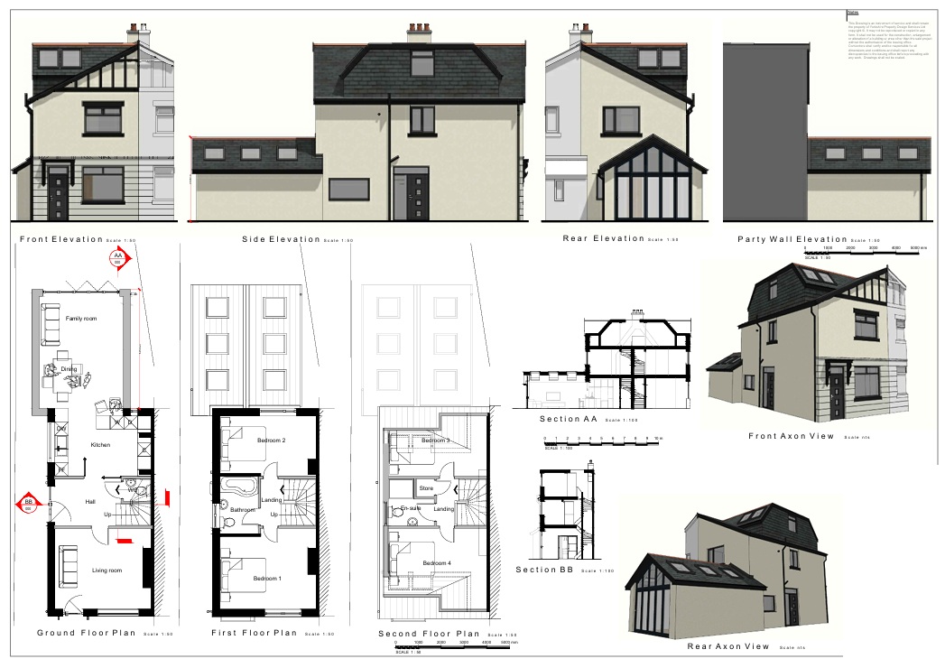 Victoria Gardens II, Leeds, West Yorkshire - Single storey rear extension