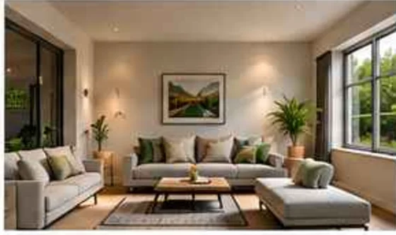 Family and Leisure Rooms — illustrative design visual