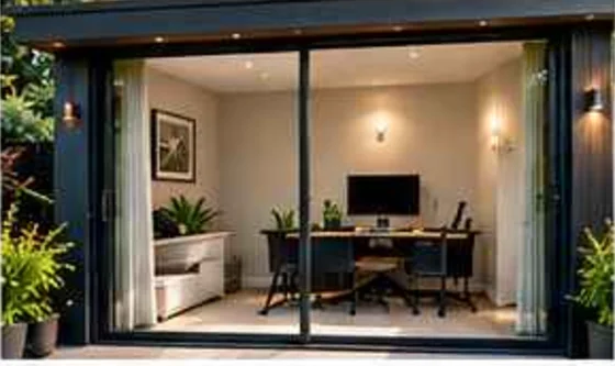Garden Offices — illustrative design visual