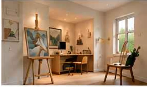 Studios and Hobby Rooms — illustrative design visual
