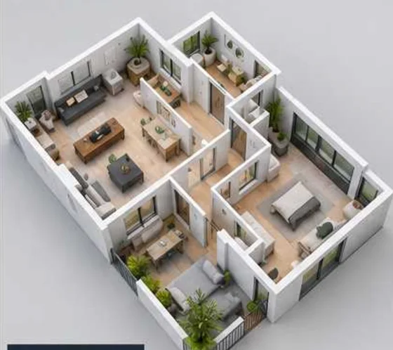 3D visualisations — illustrative design visual